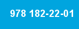 978 182-22-01 978 182-22-01